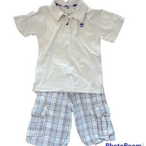 Timberland set, like-new excellent condition.  Kids size 5.